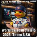 World Baseball Classic 2026 Team USA Captain Rubber Duck