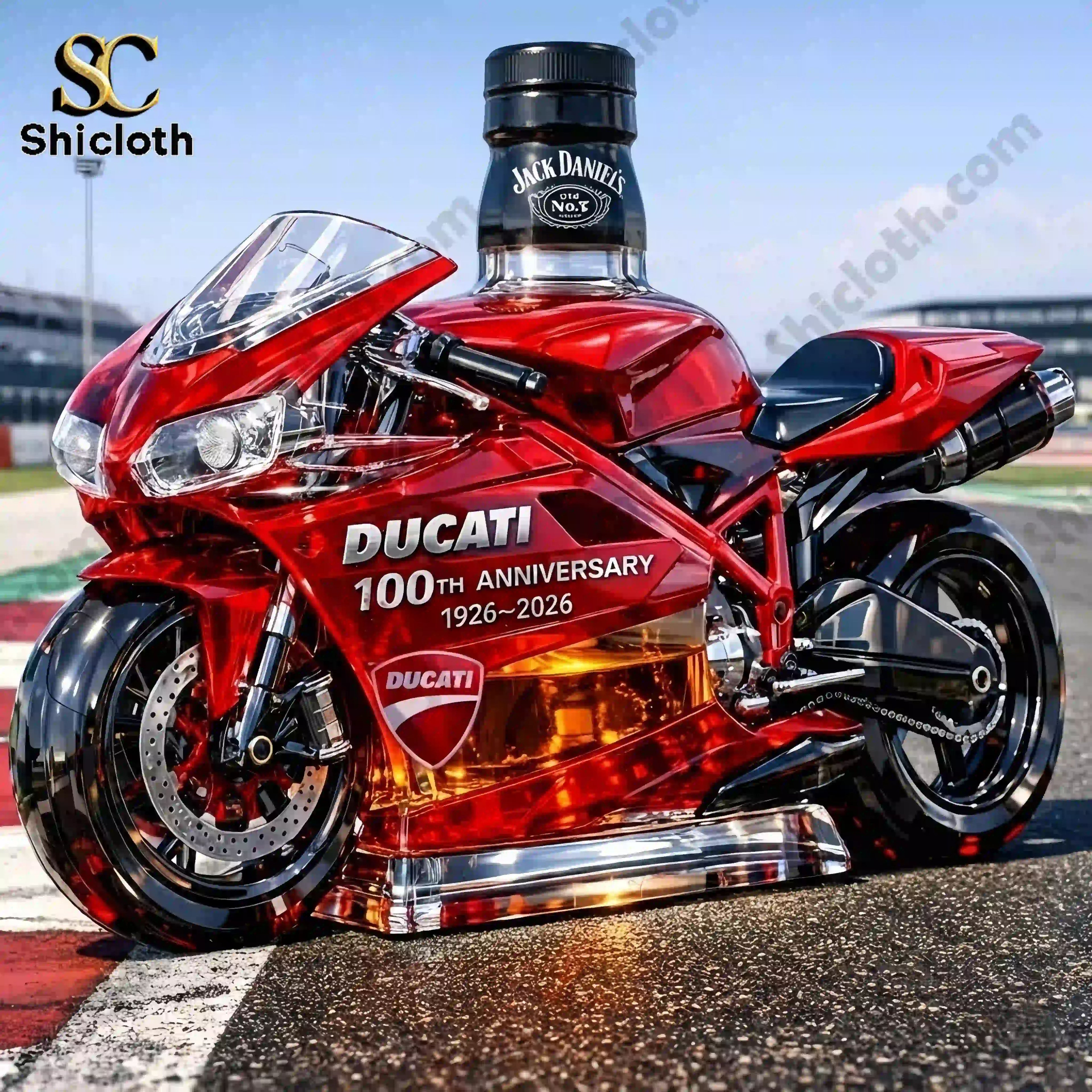 Ducati 100th Anniversary Whisky Bottle