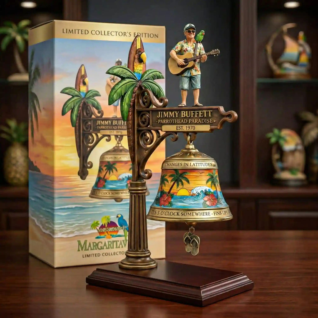 Jimmy Buffett Parrothead Paradise Wall Bell Doorbell