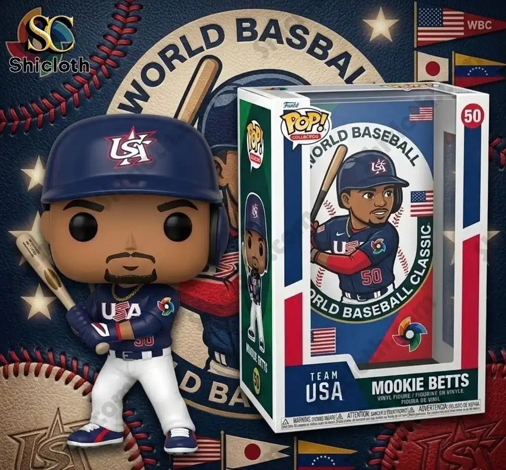 Team USA World Baseball Classic Mookie Betts Funko Pop Vinyl Figure