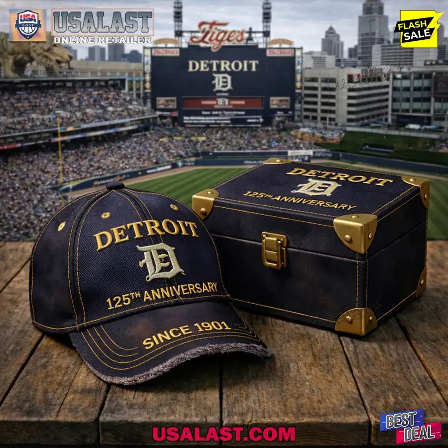 Detroit Tigers 125th Anniversary 1901-2026 Classic Cap