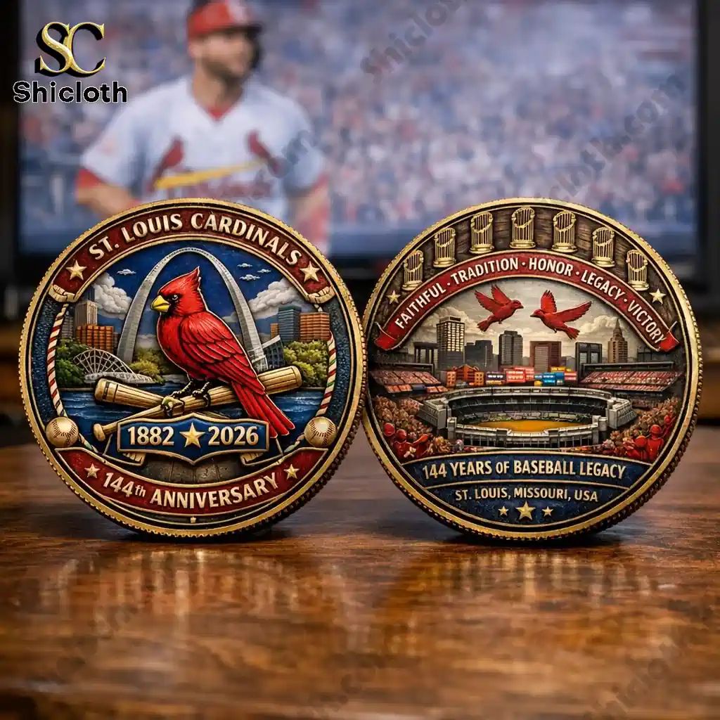 St. Louis Cardinals_ 144 Years of Baseball Legacy Commemorative Coin