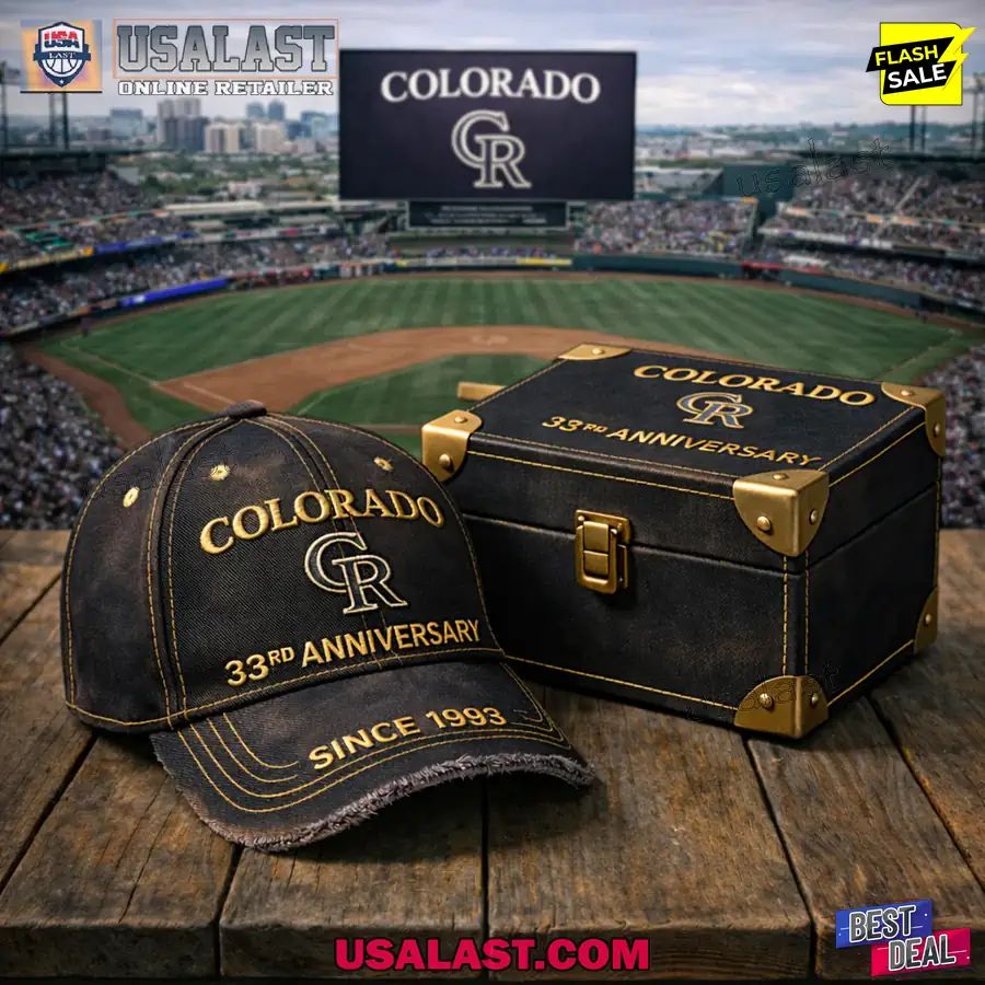 Colorado Rockies 33rd Anniversary 1993-2026 Classic Cap