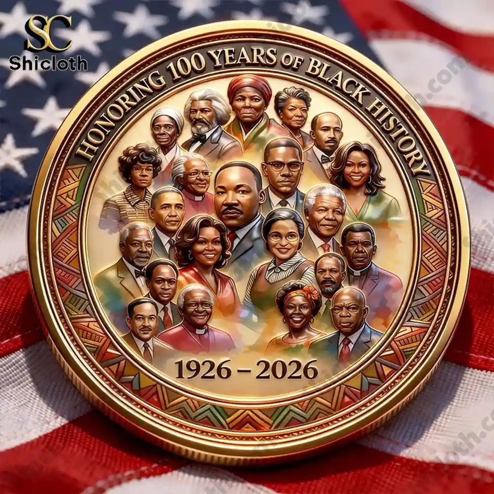 Black History Month 100 Years Commemorative Coin (1926-2026)