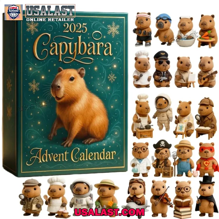 Capybara Cute Advent Calendar 2025