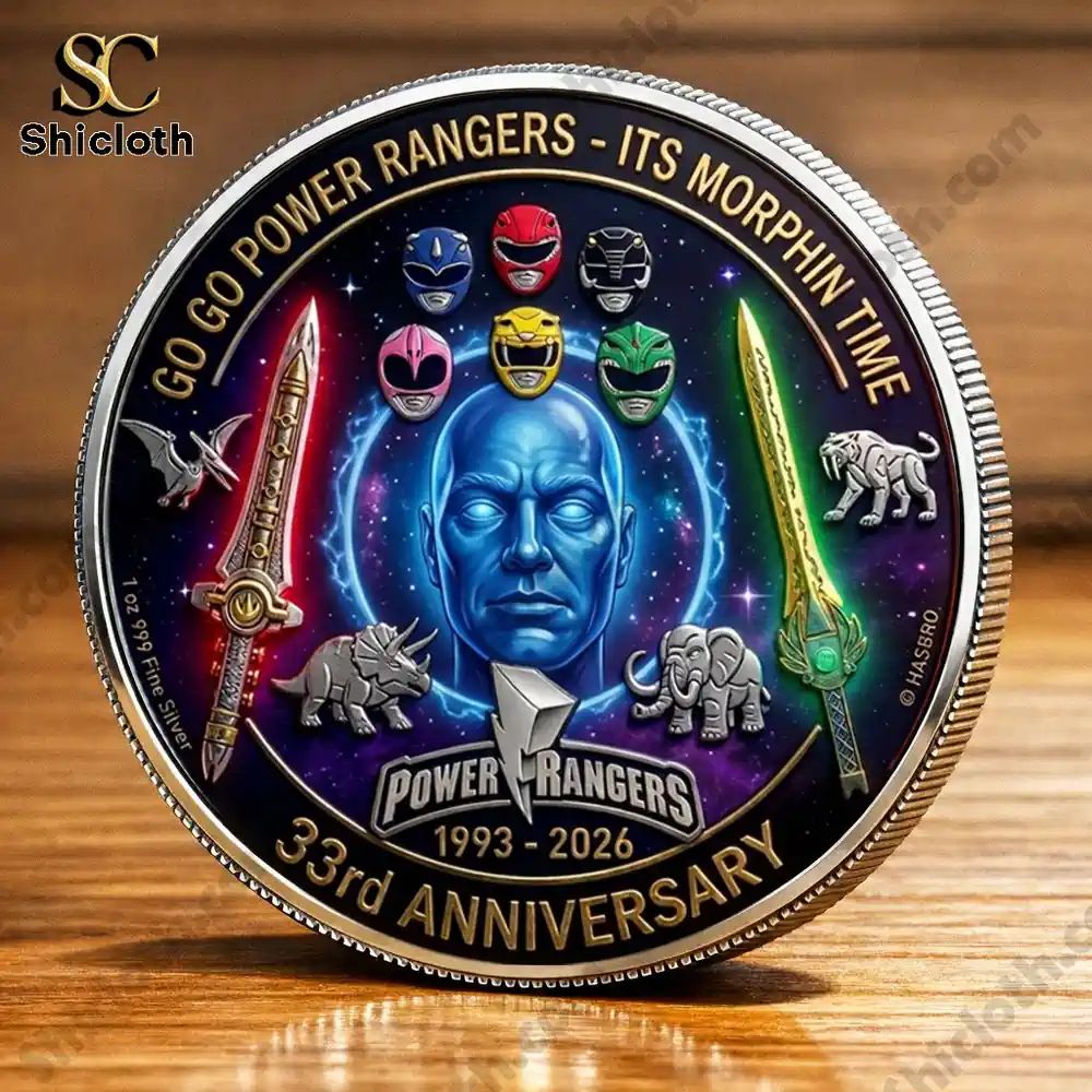 Power Rangers 33rd Anniversary It’s Morphin Time Coin