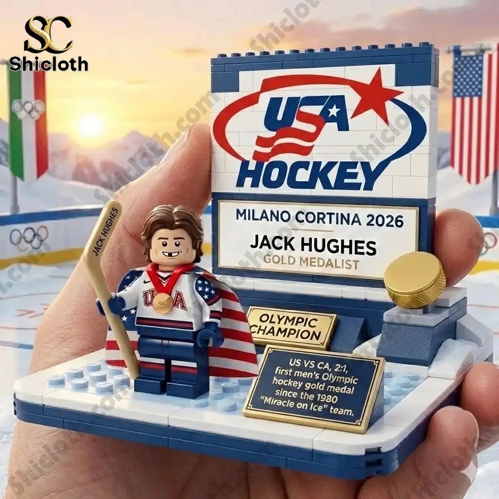 The ice hockey champions of the 25th Winter Olympics Brick Edition