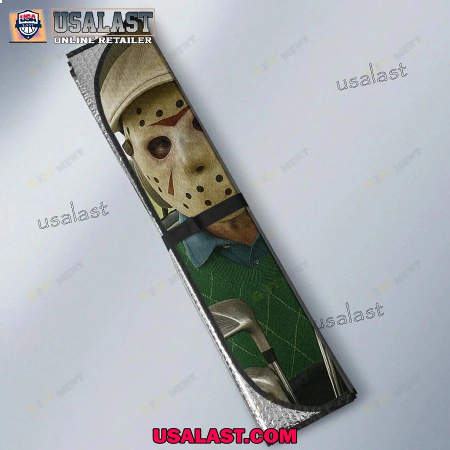 Golf Horror Movie Characters Car Sunshade, Car Windshield Cover