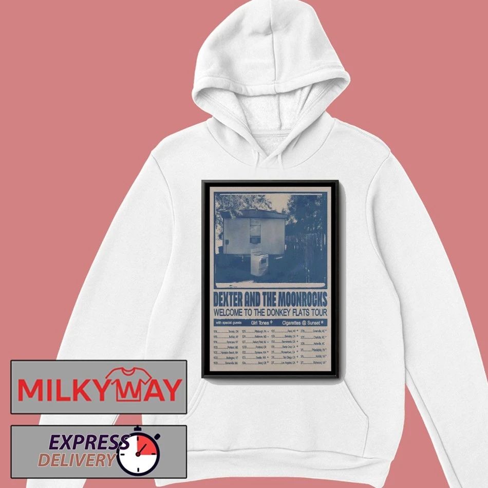 Dexter and The Moonrocks The Donkey Flats Tour 2026 Poster shirt