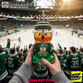 Dallas Stars 59th Anniversary 1967-2026 Bear Glass Bottle
