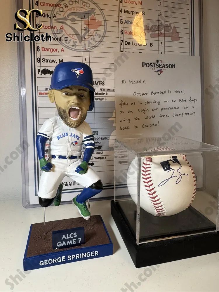 Toronto Blue Jays Jumpin George Springer ALCS GAME 7 Bobblehead Figure