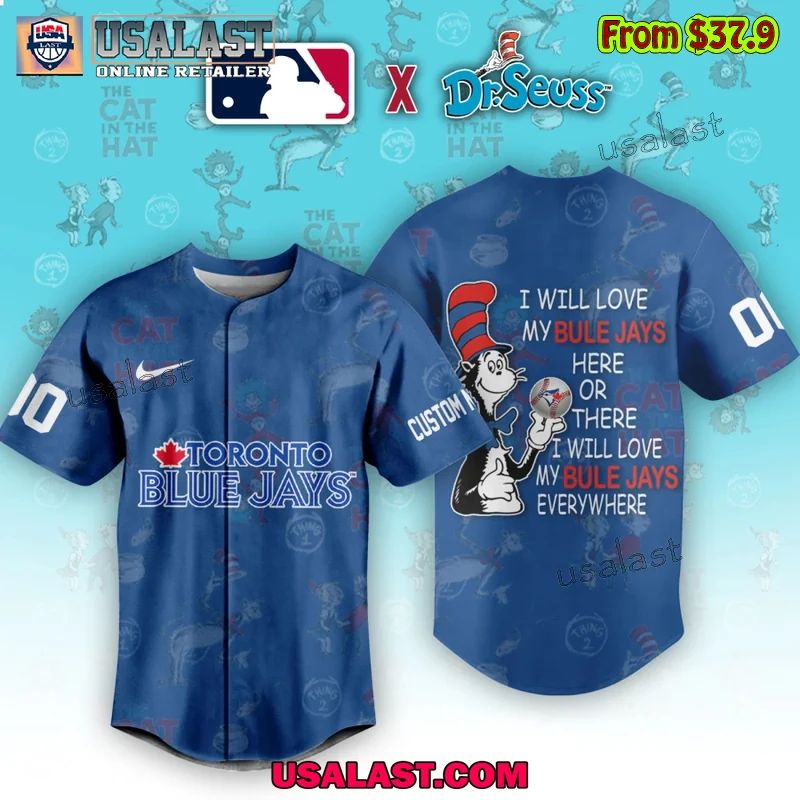 Toronto Blue Jays x Dr Seuss Baseball Jersey
