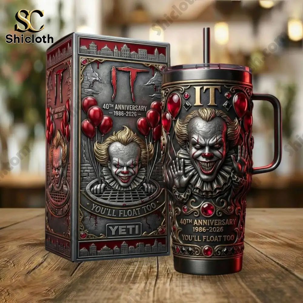 IT Pennywise 1986-2026 You will Float Too Yeti Tumbler