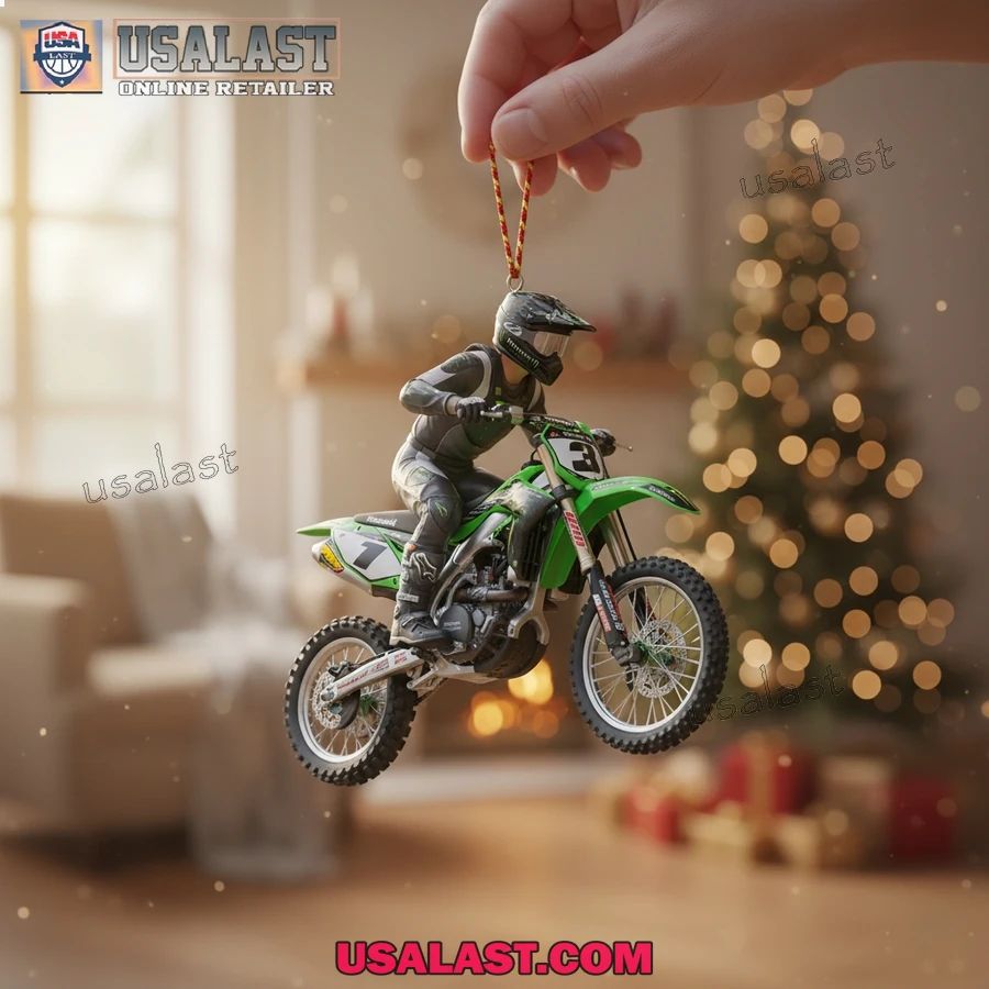 AMA Supercross Christmas Ornament