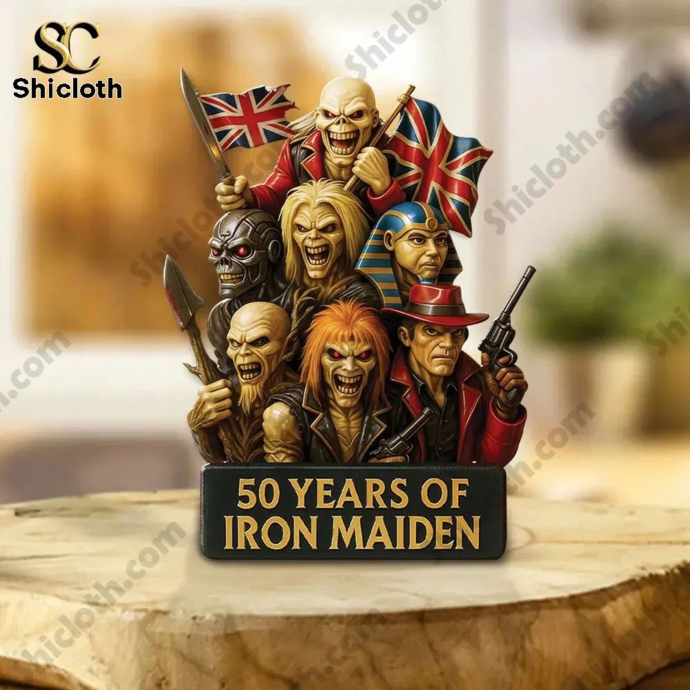Iron Maiden 50th Anniversary Commemorative Limited Acrylic Figure