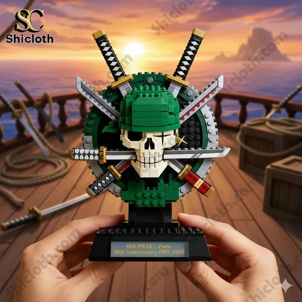 Zoro 30th Anniversary Brick Bust Set