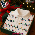 Houston Texans Premium Christmas Polo Shirt