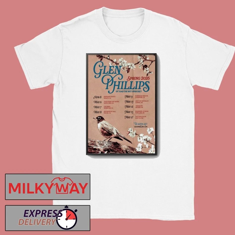 Glen Phillips Spring 26 Tour Poster shirt