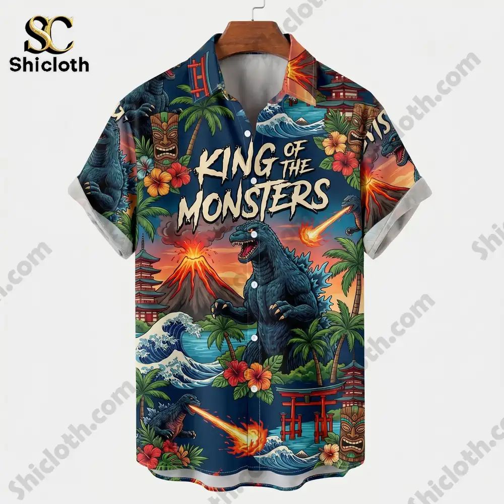 Godzilla King of the Monsters Hawaiian Shirt