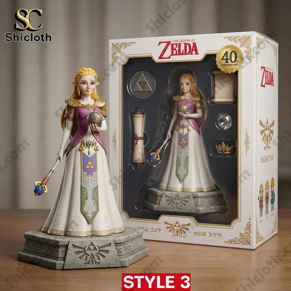 Zelda 40th Anniversary Hot Toy 1-6 Collection Figures