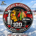 Chicago Blackhawks 100th Anniversary Champions Coin