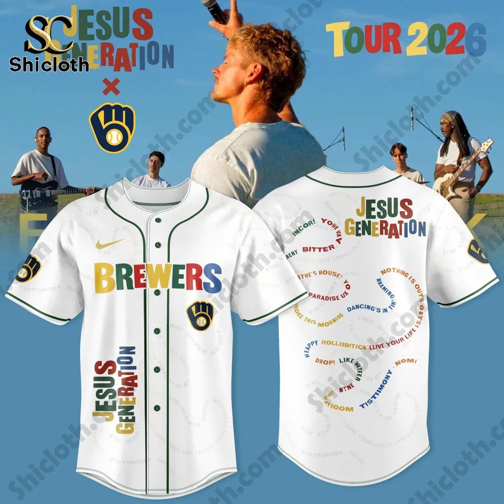 Milwaukee Brewers x Jesus Generation Tour 2026 Jersey