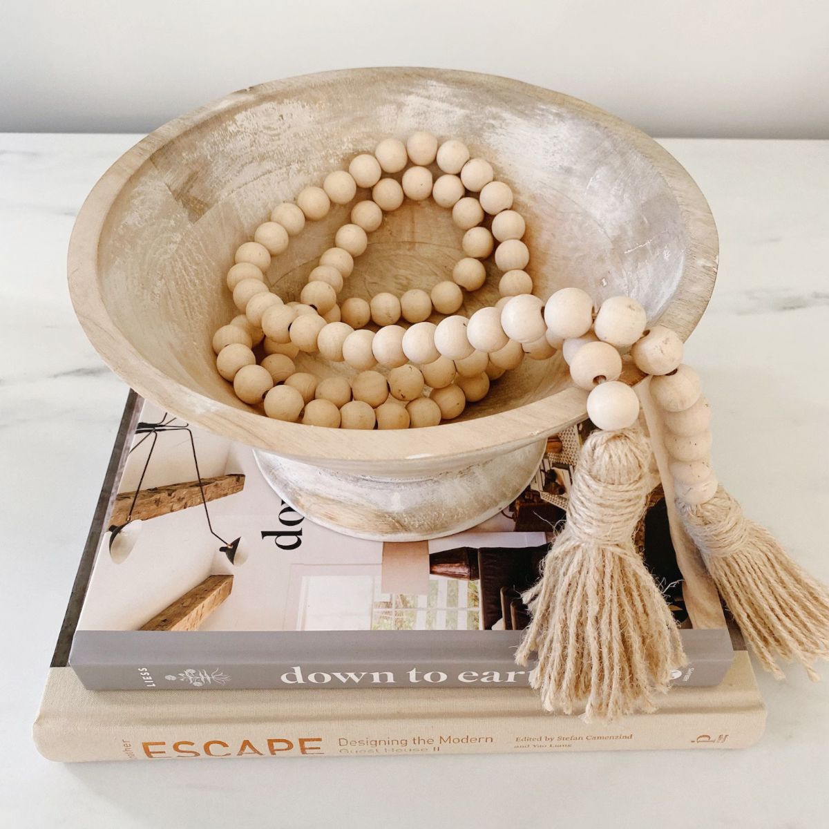 Rustic Natural Wood Bowl – Multifunctional Storage & Décor