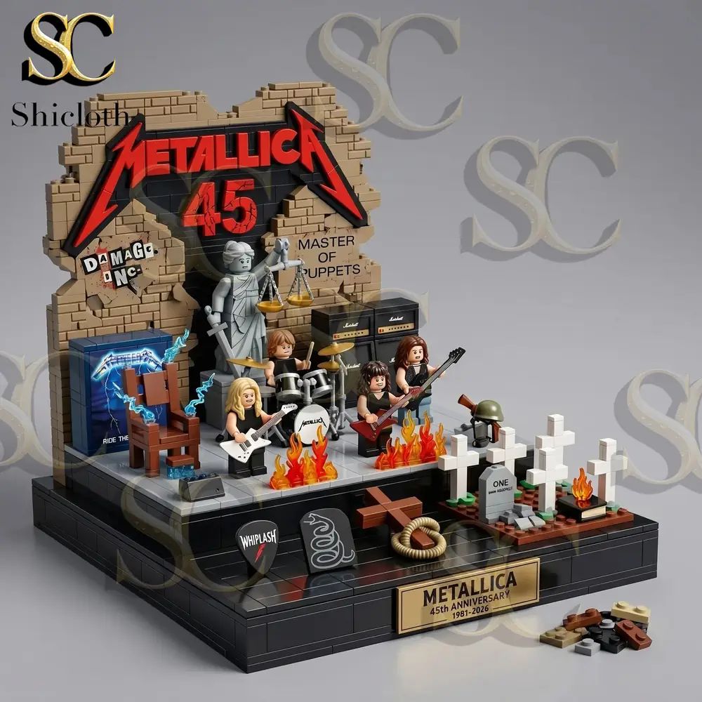 Metallica 45th Anniversary Building Blocks Set