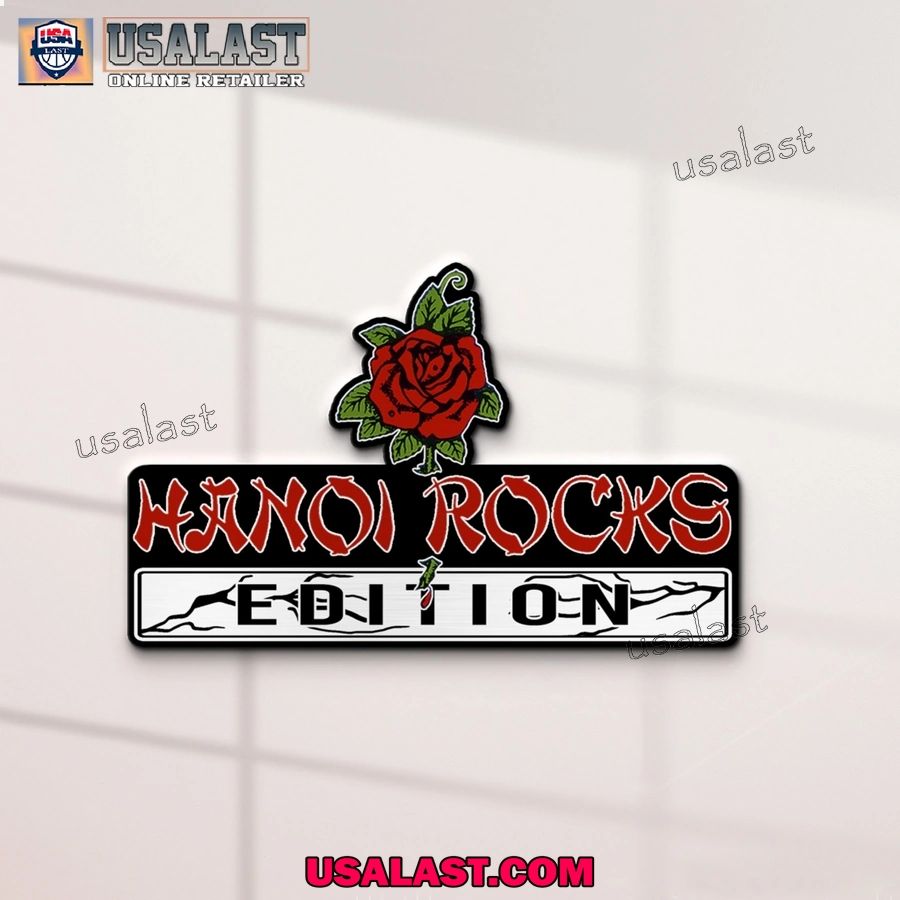Hanoi Rocks Edition 3D Engraved Car Emblem Badge