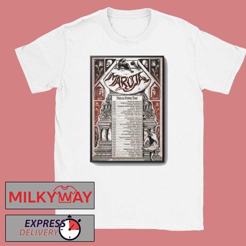 Maruja Pain To Power Tour 2025 Poster shirt