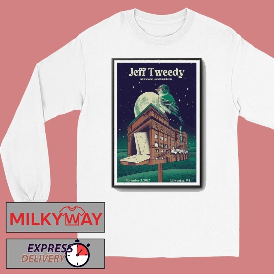 Jeff Tweedy Nov 5 2025 Pabst Theater Milwaukee WI Poster shirt
