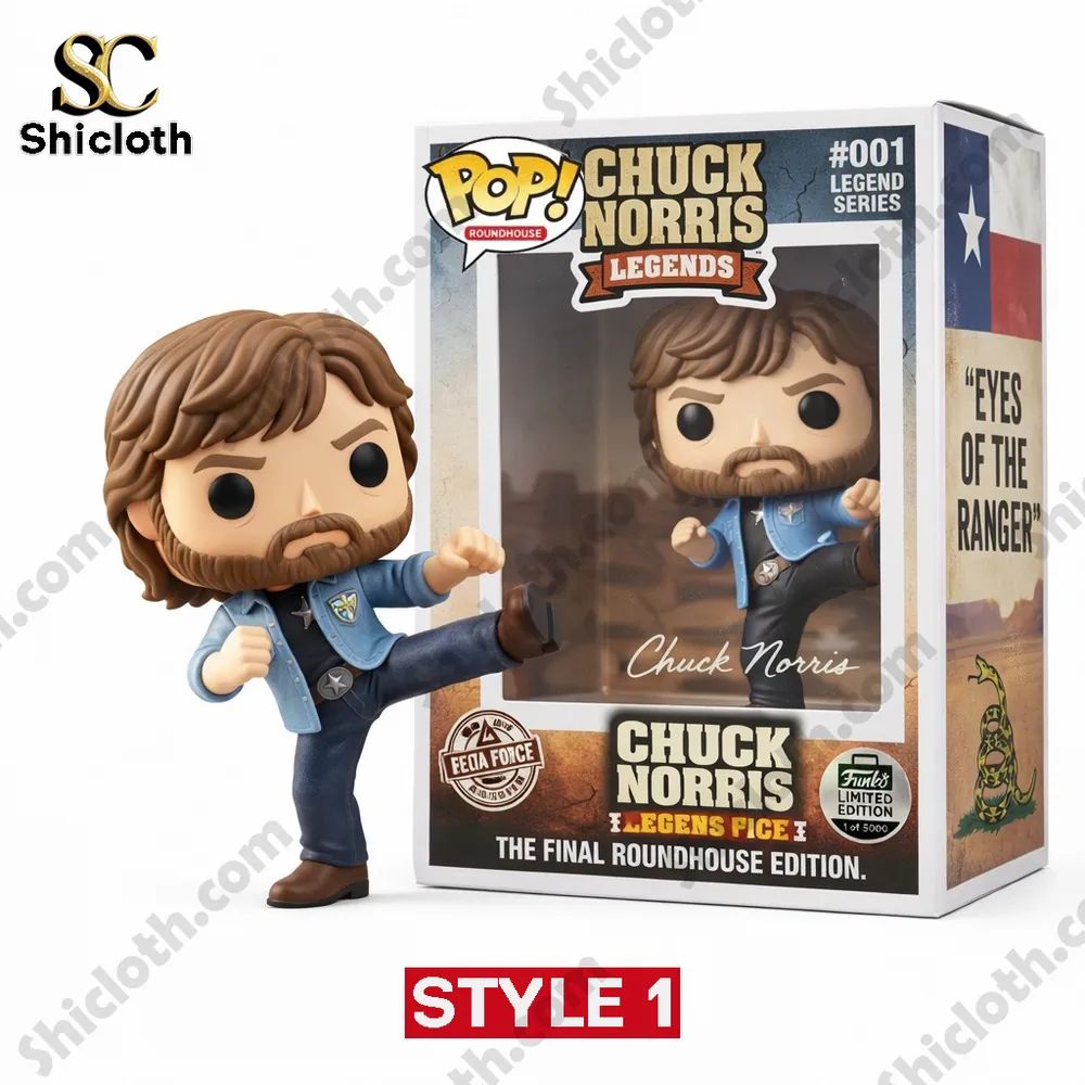 Chuck Norris Legends Lone Wolf & Roundhouse Funko Pop! Figure