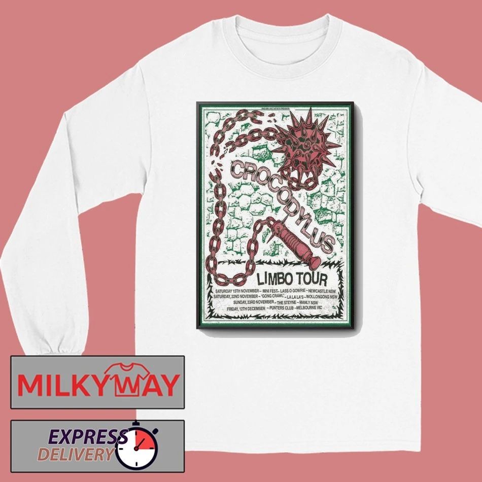 Crocodylus Limbo Tour 25 Poster shirt