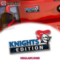 Newcastle Knights Edition Custom 3D Car Badge Sticker