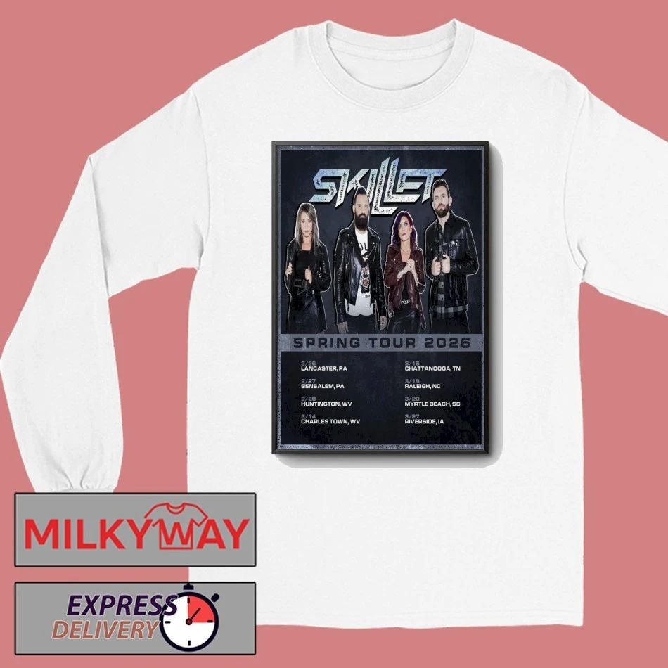 Skillet Poster Spring 2026 Shows shirt