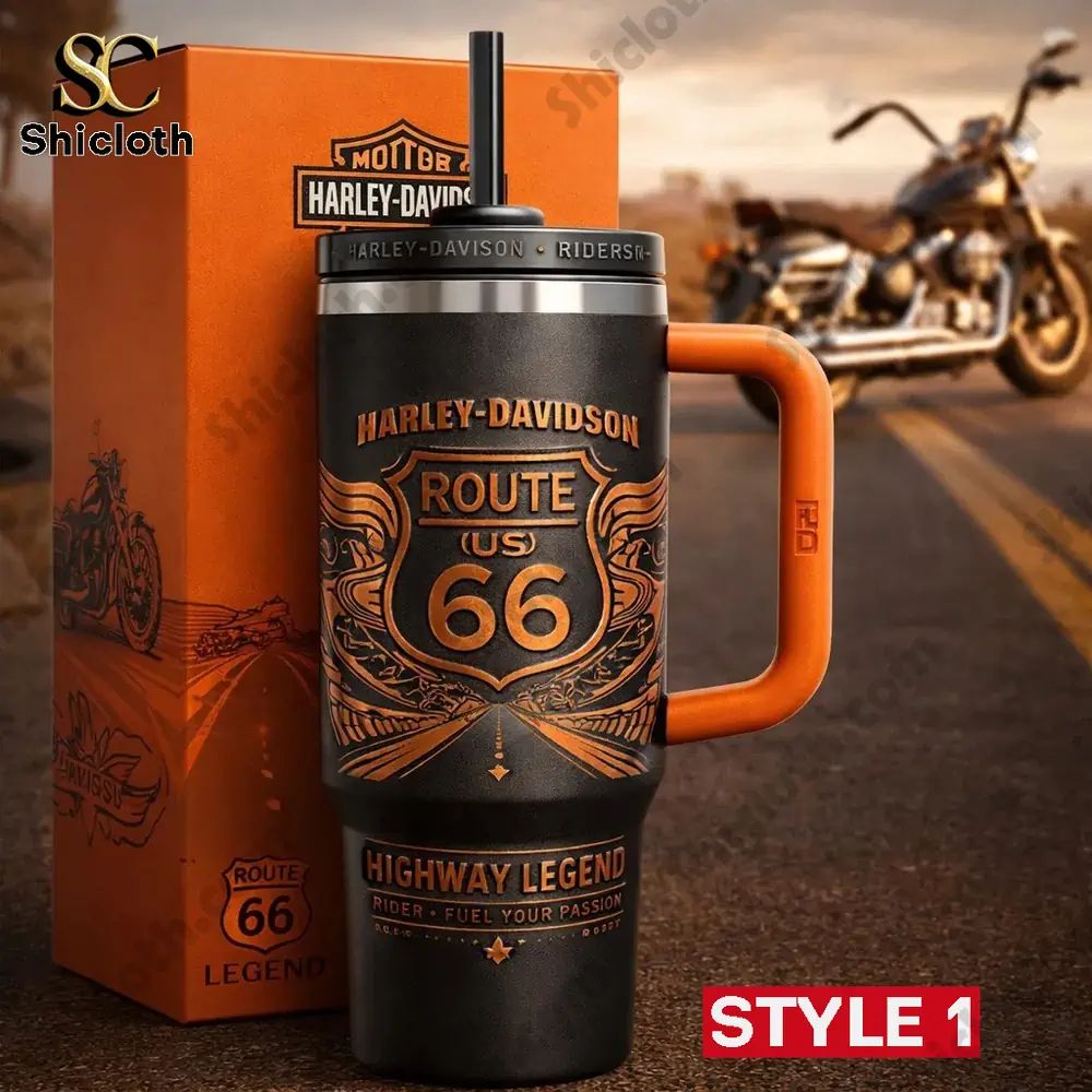 Harley 123rd Anniversary 3D Relief Rider Tumbler