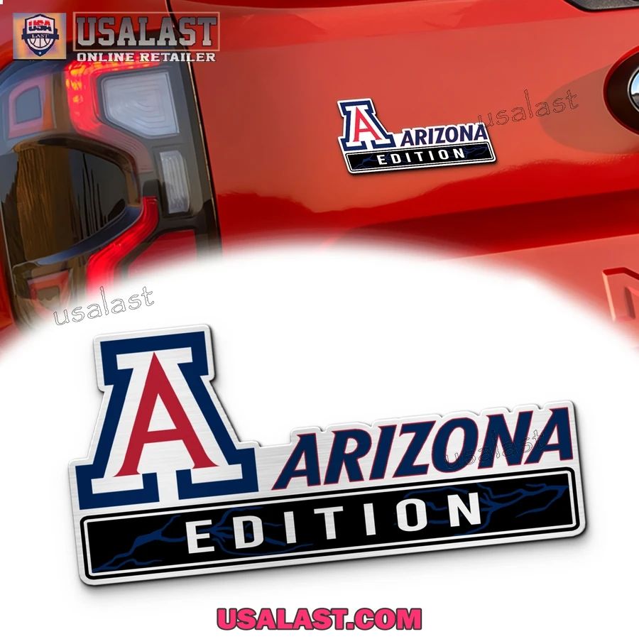 Arizona Wildcats Edition 3D Car Emblem Badge