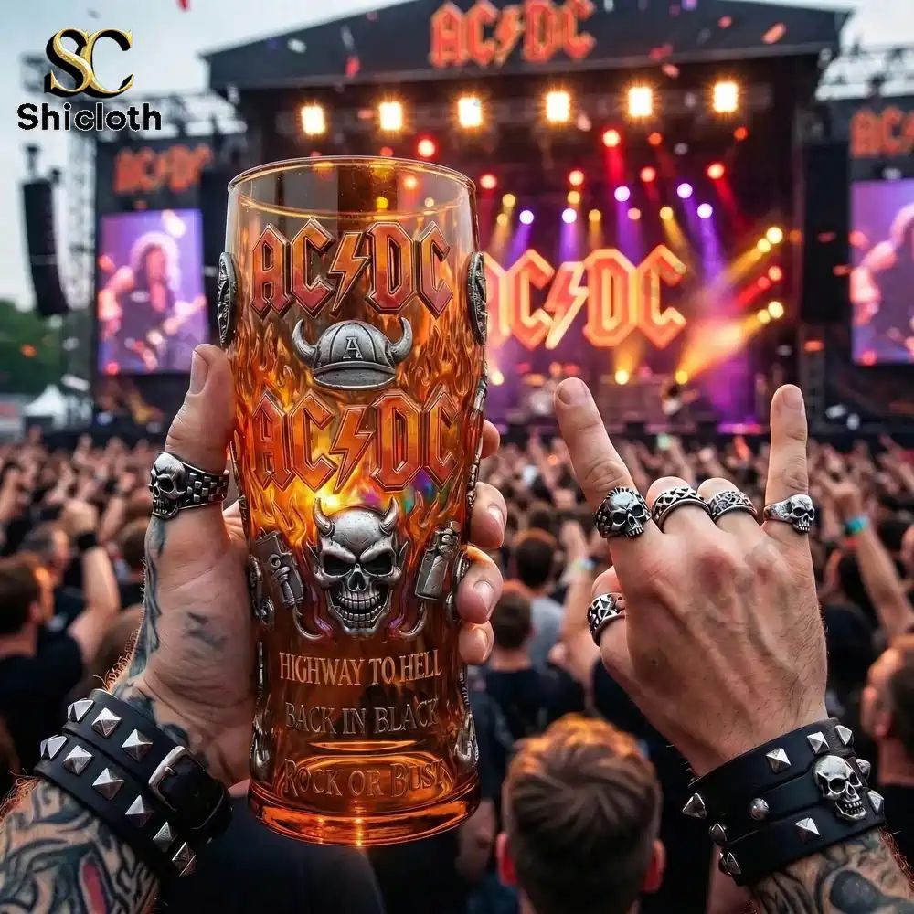 ACDC 53rd Anniversary Rock Legacy Beer Glass