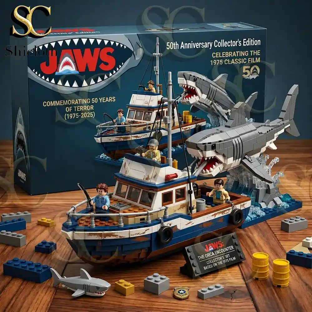 Jaws 50th Anniversary Orca Encounter Building Set
