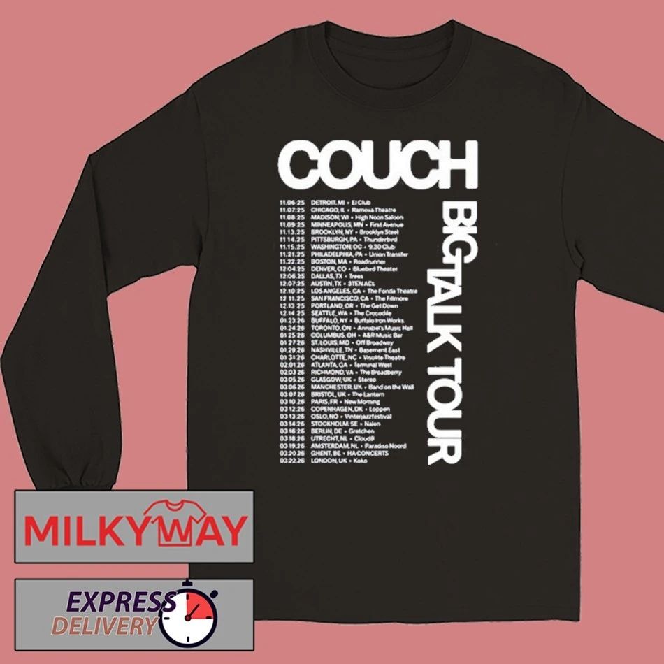 Couch The Band Big Talk Tour 2025-26 Shirt