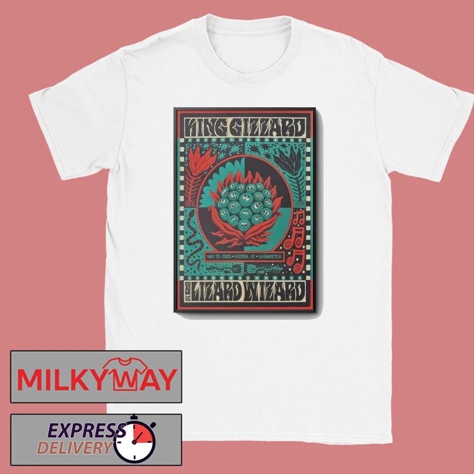 King Gizzard And The Lizard Wizard 11 12 2025 Vienna Austria Poster shirt