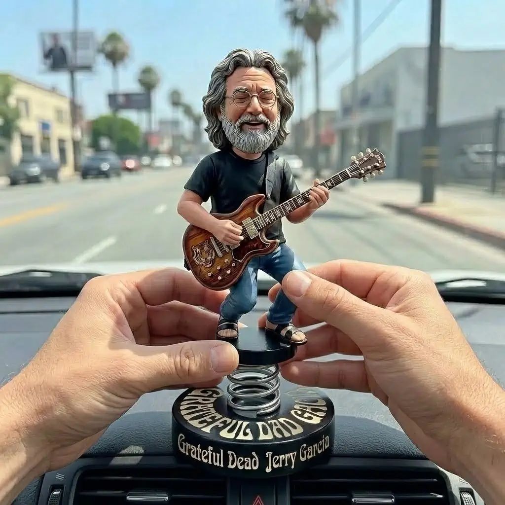 Grateful Dead Jerry Garcia Car Dashboard Bobblehead