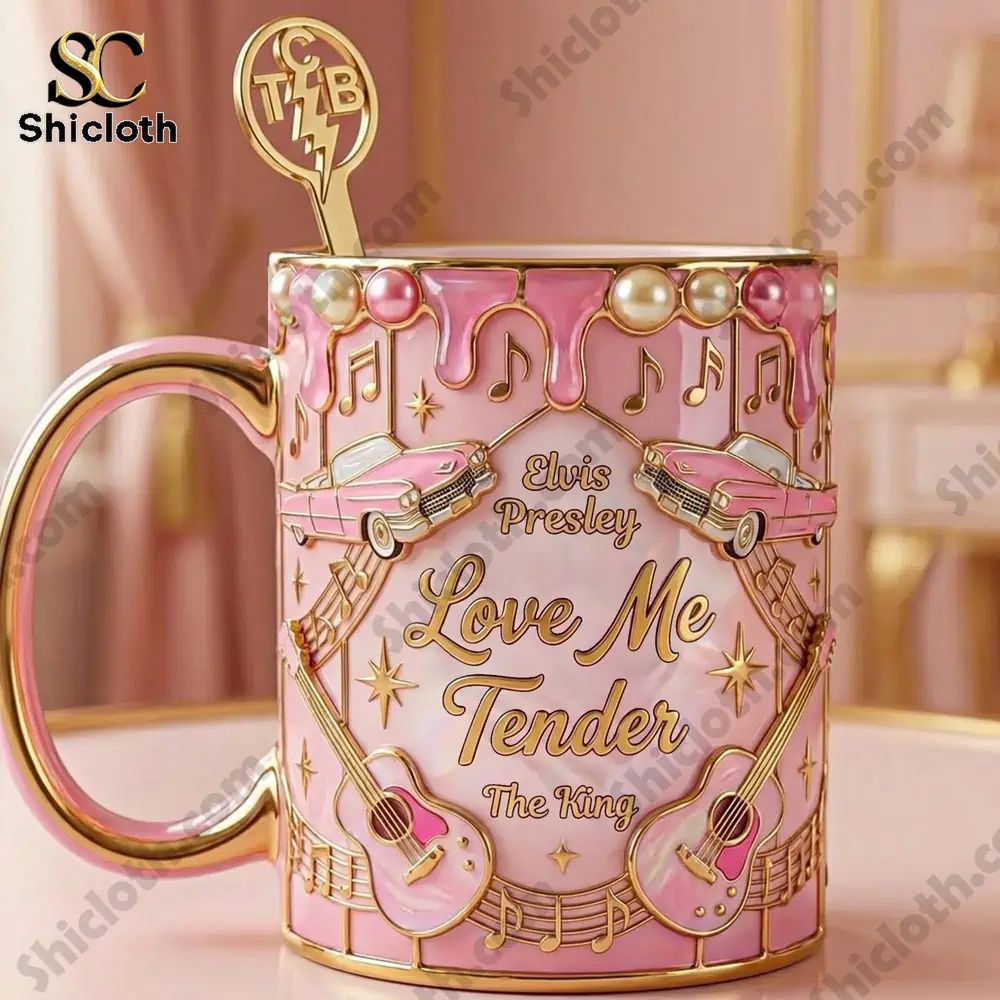 Elvis Presley Love Me Tender Mug