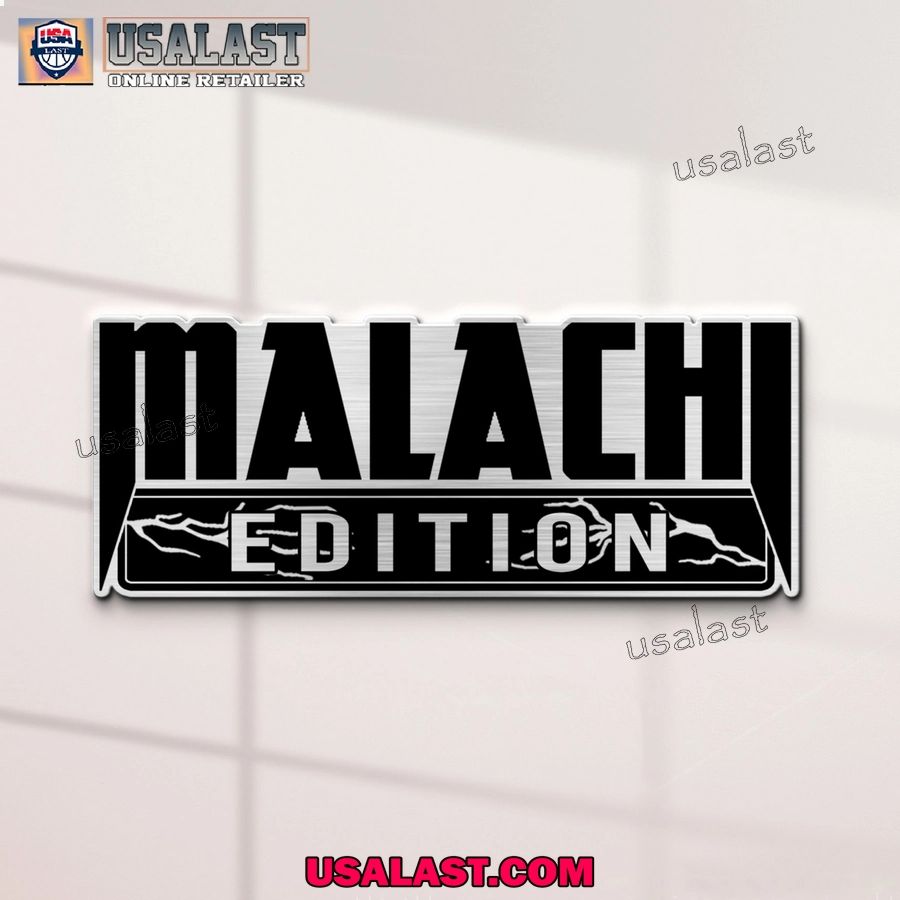 Malachi Rock Band 3D Engraved Car Emblem Badge