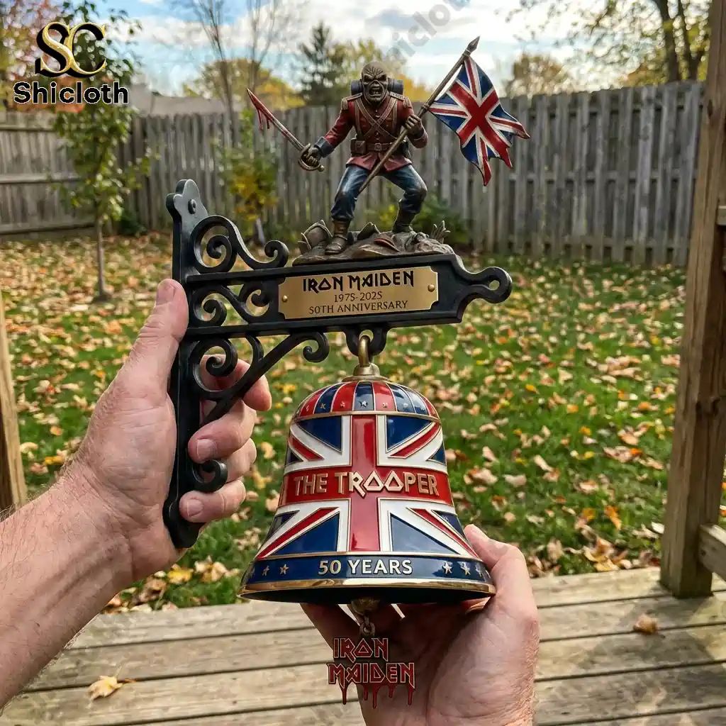 The Trooper Iron Maiden 50th Anniversary Commemorative Wall Bell