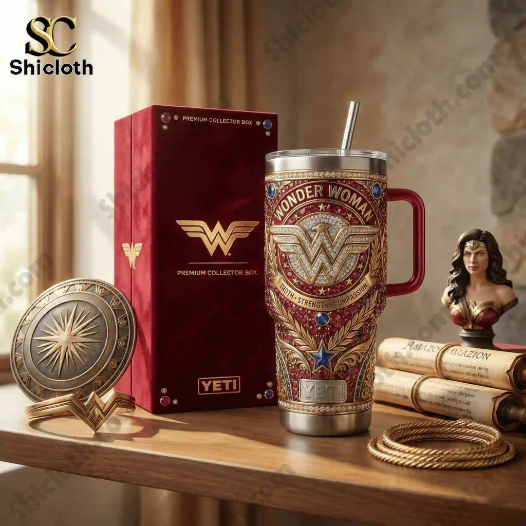 Wonder Woman Premium Collector Yeti Tumbler