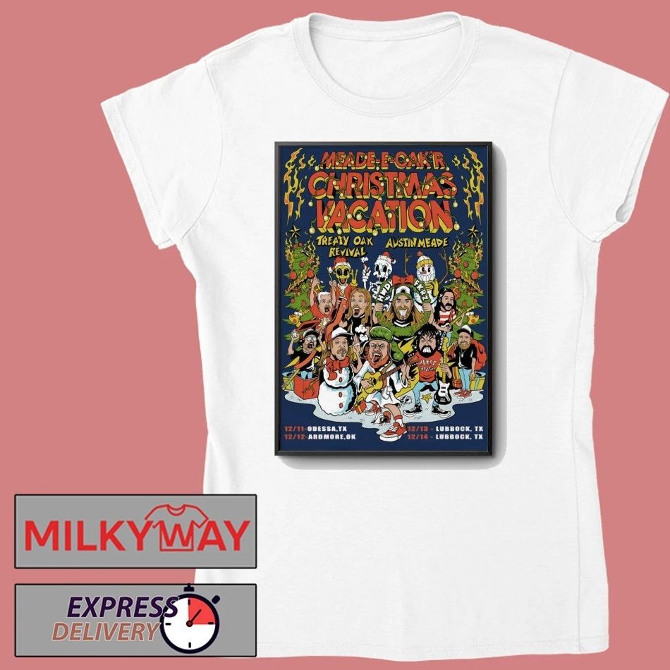 Treaty Oak Revival And Austin Meade Christmas Shows 2025 Poster shirt