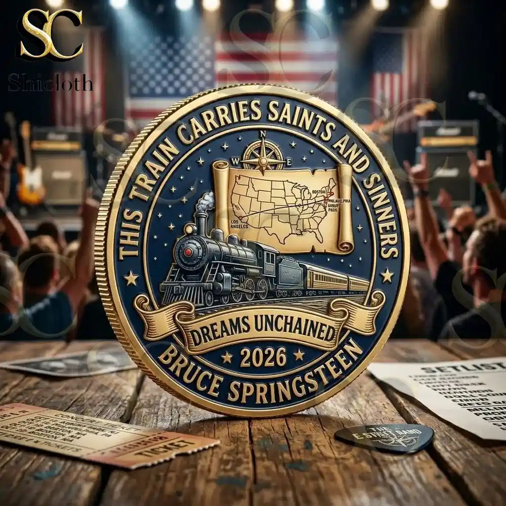 Bruce Springsteen Land of Hope and Dreams 2026 Tour Commemorative Coin