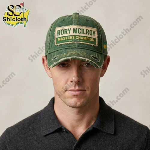 2026 The Masters In Augusta National Rory McIlroy Cap Hat