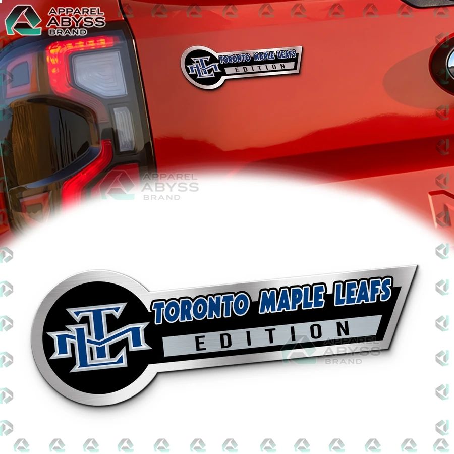 Toronto Maple Leafs Edition 3D Engraved Car Name Emblem